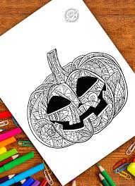 Jack o' lantern coloring pages are a fun way for kids of all ages, adults to develop creativity, concentration, fine motor skills, and color recognition. Free Halloween Coloring Sheets Here S An Easy Jack O Lantern Zentangle For Kids Kids Activities Blog