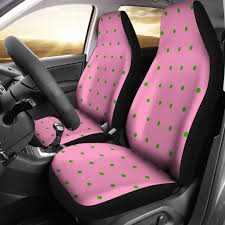 Pink With Green Polka Dot Car Suv Seat Cover Jazazzy In 2020 Suv Seat Covers Fit Car Seat Cover