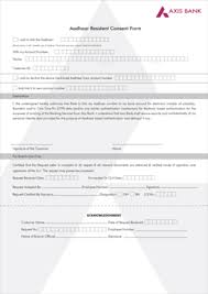 This bank has national electronics fund transfer(neft) supporting branches around india. Axis Bank Customer Consent Form Fill Online Printable Fillable Blank Pdffiller