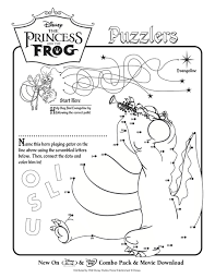 Maybe you would like to learn more about one of these? Princess And The Frog Movie Maze And Connect The Dots Printables For Kids Free Word Search Puzzles Coloring Pages And Other Activities