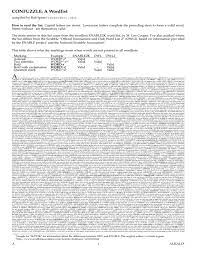 Confuzzle A Wordlist