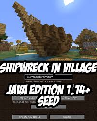 Sweet Minecraft 1 14 Shipwreck Seed 613756530319979507 Minecraft Tips Minecraft Minecraft Blueprints
