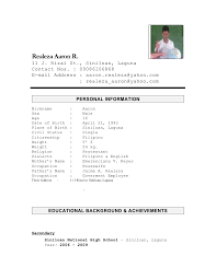 Sample Resume