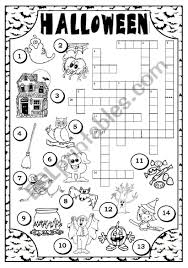 Abcya's halloween crossword puzzle is a fun and interactive way for kids to test their knowledge of halloween vocabulary words and facts. Halloween Crossword Esl Worksheet By Jecika