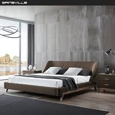 This designer bedroom set has a durable construction and promises considerable longevity. China King Size Modern Luxury Bed With Nice Walnut Veneer Legs For Home Furniture Photos Pictures Made In China Com