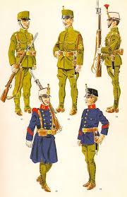 Nº 52 Soldado Con El Nuevo Uniforme Caqui De Verano 1914 Nº 53 Uniforme Ejercito Espanol Uniformes Militares Espanoles Infanteria