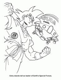 Son Goku And Capsule Corp Ship In Dragon Ball Z Coloring Page Kids Play Color Coloring Pages Detailed Coloring Pages Dragon Ball Z