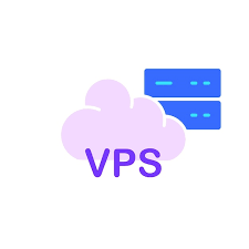 Premium Vector | VPS Server with cloud saving line icon Online computer  program service Internet network site communication Vector color icon on a  white background for business and advertising