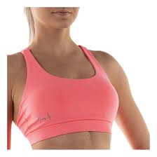 On opte pour cette brassière bicolore tendance et ultra confortable pour vos séances de sport mesdames ! Vetement Sport Femme Brassiere Neon Peche Rushty France