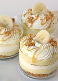 Verrines Banane Caramel Recette Illustree Simple Et Facile Delicieux Desserts Dessert Banane Dessert Thermomix