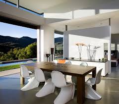 Warm bean salad, morcilla and lobster butter 26. Minimalist Dining Room Ideas Designs Photos Inspirations