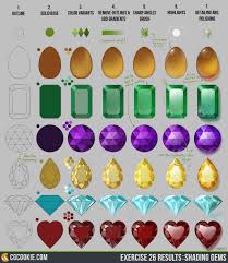 Exercise 26 Shading Gems Digital Art Tutorial Art Tutorials Drawing Tutorial