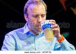 Matt hancock 's cctv snog with gina coladangelo against his office door came 24 hours after a storm he went for a pint in a pub garden in middlesbrough, as he campaigned inside the 'red wall'. Saturday 26 May 2018 Pictured Minister For Digital Culture Media And Sport Matt Hancock Drinks A Pint Of Lager Beer Re The 2018 Hay Festival Take Place At Hay On Wye Powys