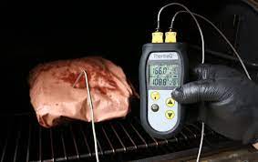 I always place my internal thermometer in the brisket after wrapping to keep an eye on the temperature as it climbs. Texas Brisket Recipe Smoked Brisket Recipe