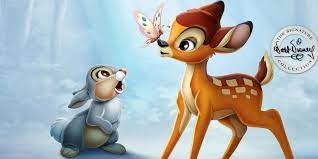 A deer living in a forest, he is best friends with thumper (a rabbit) and flower (a skunk). Disney Is Making A Live Action Bambi Movie Inside The Magic