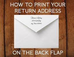 How To Print Your Return Address On The Back Flap Wedding Invitation Envelopes Cheap Wedding Invitations Diy Wedding Invitation Return Address