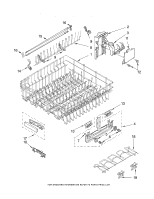Buy kitchenaid dishwasher parts to repair your kitchenaid dishwasher at easy appliance parts. Upper Rack And Track Kitchenaid Kuds40fvss Parts Diagram Page 11