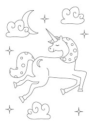 We have simple images for younger coloring fans and advanced images for adults to enjoy. Free Printable Unicorn Coloring Pages Parents