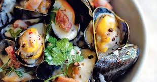 Moules Au Cidre Et Aux Lardons Recette Recettes De Cuisine Moules Recette