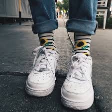 White Nike Af1 Statement Socks Schuh Jpg 790 790 Fashion How To Wear Outfits