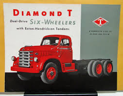 Image result for Diamond T Red 1950 Truck