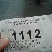 Contact pejabat pentadbiran agama islam daerah seri iskandar on messenger. Pejabat Pos Seri Iskandar 3 Tips