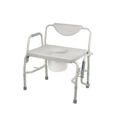drive bariatric drop arm bedside commode chair 11135 1 the home depot bedside commode commode chair large toilets
