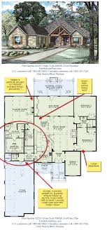 These home plans feature, above all else, space! One Story Ranch Large Rooms Open Floor Plan Breakfast House Plans 141896