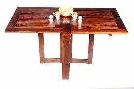 Small space dining room furniture show. Dining Table For Small Spaces Apartment Size Furniture Kitchen Drop Leaf Folding Ebay