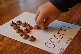 Learning to read and write doesn't have to be boring. Preschool And Kindergarten Fall Literacy Center Ideas