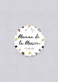 Badges personnalisés tous formats, ronds carrés, rectangles, ovales. Badge Mariage Personnalise Motifs Personnalise