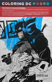 Batman and robin coloring pages page for kids sunego joker games to print adults. Amazon Com Batman In The Court Of Owls An Adult Coloring Book 9781401272890 Snyder Scott Capullo Greg Books