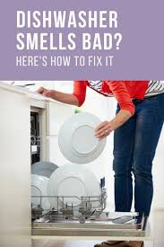 Dishwasher Smells Bad Here S How To Fix It Dishwasher Smell Dishwasher Smells Bad Dishwasher Cleaner