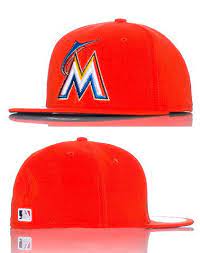 Ourcufflinkshop Miami Marlins Marlins Fitted Caps