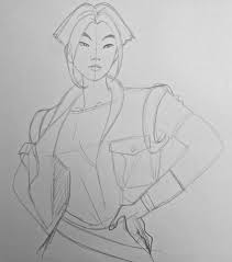 Film Titan Ae Character Akima Final Jacket Design 2 Cartoon Art Styles Character Design Animation Art