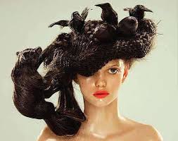 Wild Bird With Crazy Hair Animal Inspired Hair Sculptures Crazy Hair Hair Art Fantasy Hair