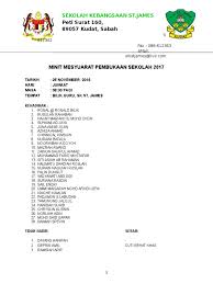 Negeri kedah, johor, kelantan dan terengganu. Minit Mesyuarat Pembukaan Sekolah 2017