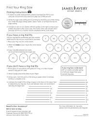 james avery ring size guide pdf on behance