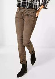 I love thees jeans but i don't have a clue what to wear with them? Street One Denim Im Colour Style Jane Dark Camel Random Bleach Cotton Blues