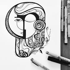 Artwork Abstract Woman Painting Black And White Everybody Has A Little Bit Of The Sun And Moon In Them Everybody Has A Little Bit Of Man Woman Modern Art Paintings Abstract Art Abstract Expressionist Art