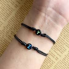Check out this guide to finding the meaning of christian names or any names right online. Part 2 Random Color Round Letters Bracelet Initials Alphabet Name Handmade Couple Bestfriend Bracelet Shopee Singapore