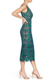 Green Lace Aurora Dress Sefif Com Br