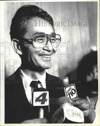 1982 Press Photo Los Angeles, California, Former Coroner Dr. Thomas Noguchi 