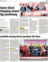 Itupun setelah terbaca sebuah artikel yang di paparkan di. Home Direct Shopping Umum Tiga Pemenang Klik