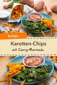 Selbstgemachte Chips Karotten Chips Mit Curry Marinade Mit Diesem Einfachen Rezept Kannst Du Leckere Wurzige Chips Einfache Gerichte Curry Marinade Rezepte