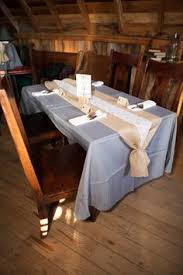 Burlap And Lace Table Runner With Gray Tablecloth Sarah Patterson Wedding Tablecloths Burlap Wedding Table Burlap Wedding Centerpieces