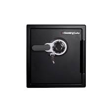 When the sentry key doesn't physically turn in the keyhole, it means that the tumblers inside the keyhole may have been damaged. Sentrysafe 1 2 Cu Ft Fireproof Waterproof Safe With Dial Combination Lock And Dual Key Sfw123dtb The Home Depot