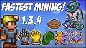 Terraria Console 1 3 4 Fastest Mining Speed Ever Terrarium Console Power Glove