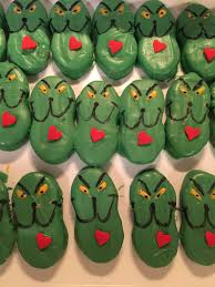 Theres nothing better than chocolate and peanut butter! Grinch Nutter Butter Cookies Nutter Butter Cookies Christmas Party Food Christmas Food