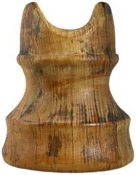 San Francisco Wooden Trolley Insulator Light Brown Retains Some Natural Patina In 2020 Insulation Glass Insulators Wooden